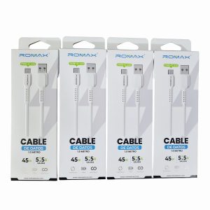 Cable de datos ROMAX  1m USB A USB-C 45W