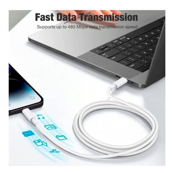 iPhone Cable tipo C A Lightning 1m - Imagen 2